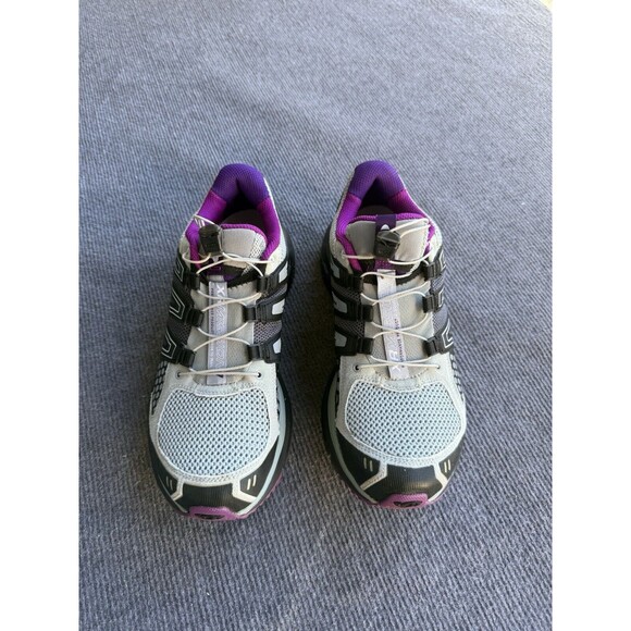 Salomon Womens XR Mission 1 327825 Gray/Purple Hiking Shoes Sneakers Size 9.5 US - Picture 2 of 11
